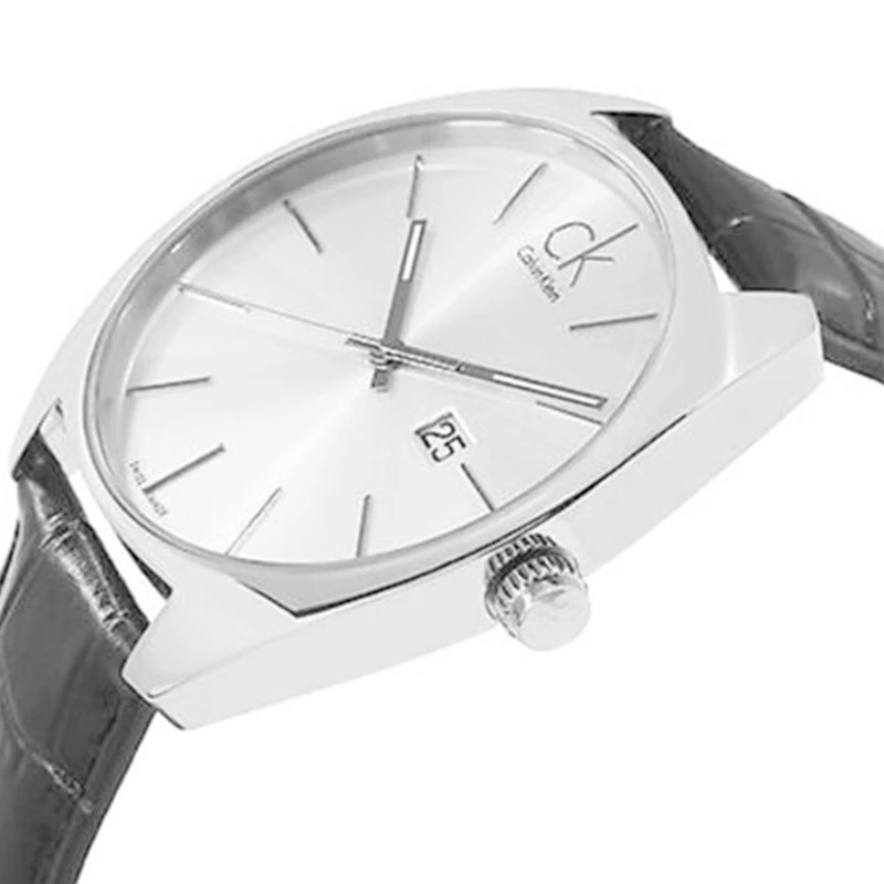 CALVIN KLEIN 卡尔文·克莱恩 EXCHANGE钢白色石英机芯腕表 K2F21120 商品