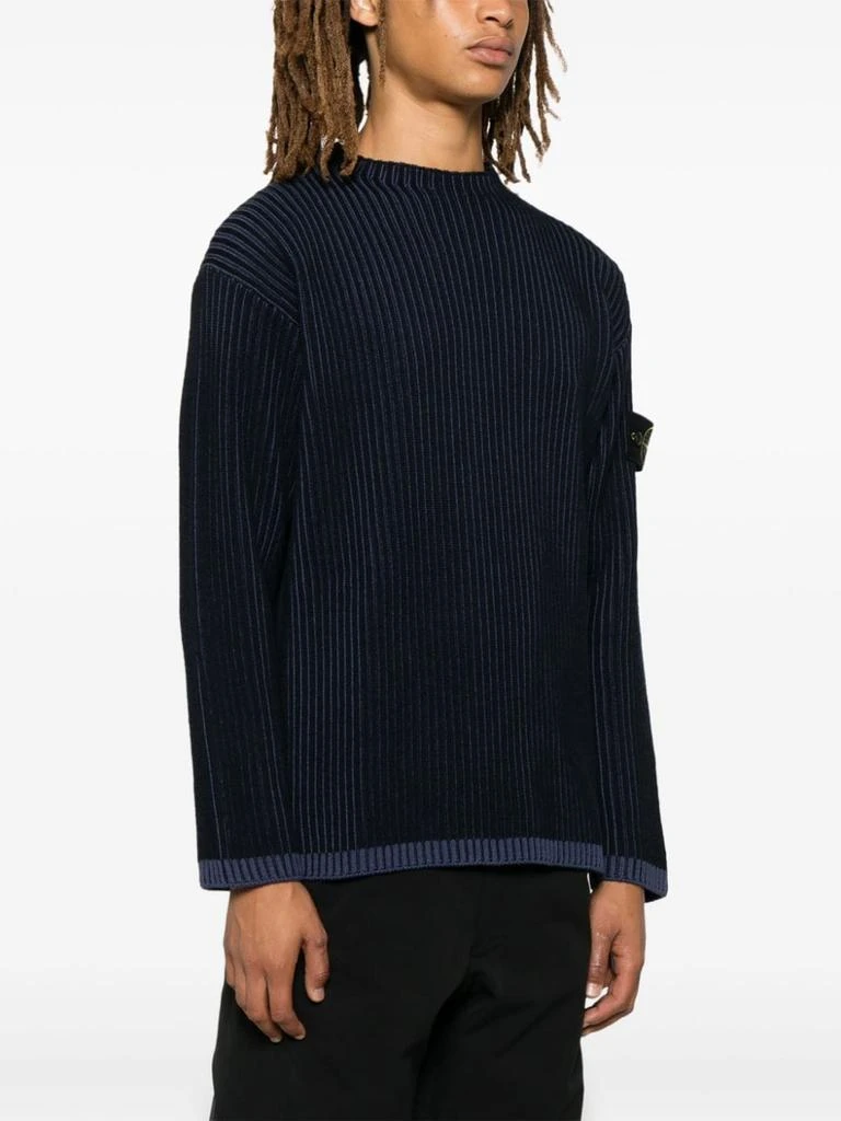 商品Stone Island|STONE ISLAND - Wool Crewneck Sweater,价格¥3272,第4张图片详细描述