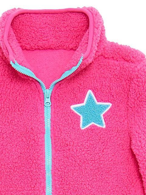 商品Andy & Evan|Little Girl's & Girl's Zip-Up Star Fleece,价格¥281,第6张图片详细描述