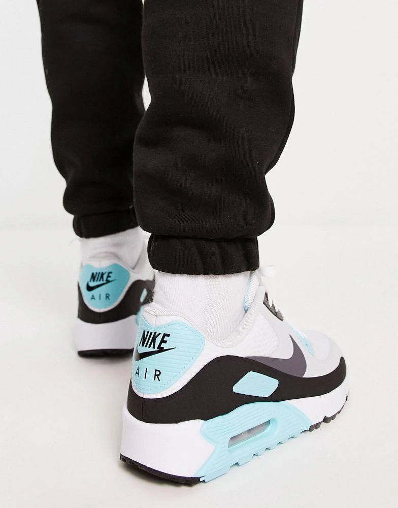 商品NIKE|Nike Golf Air Max 90 shoes in blue and grey,价格¥886,第3张图片详细描述