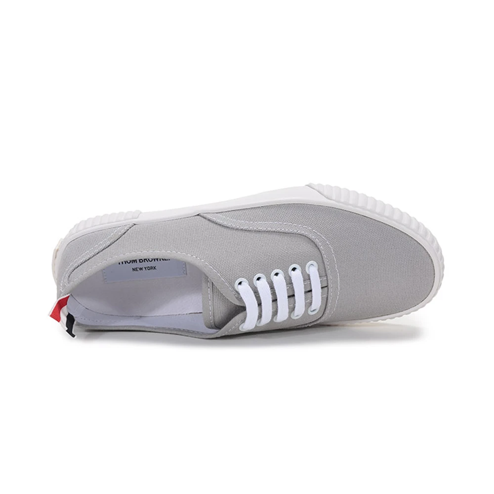 THOM BROWNE 男士灰色帆布系带休闲运动鞋帆布鞋 MFD201A-01588-025 商品