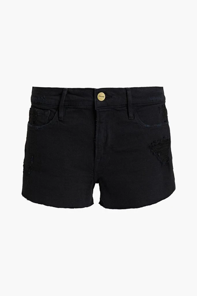 商品FRAME|Le Cut-Off distressed denim shorts,价格¥861,第3张图片详细描述