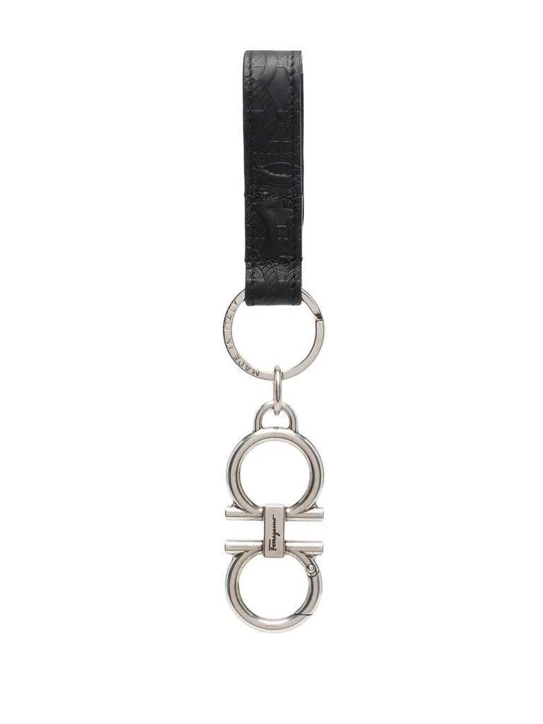 商品Salvatore Ferragamo|Salvatore Ferragamo Gancin Plaque Keyring,价格¥1431,第1张图片