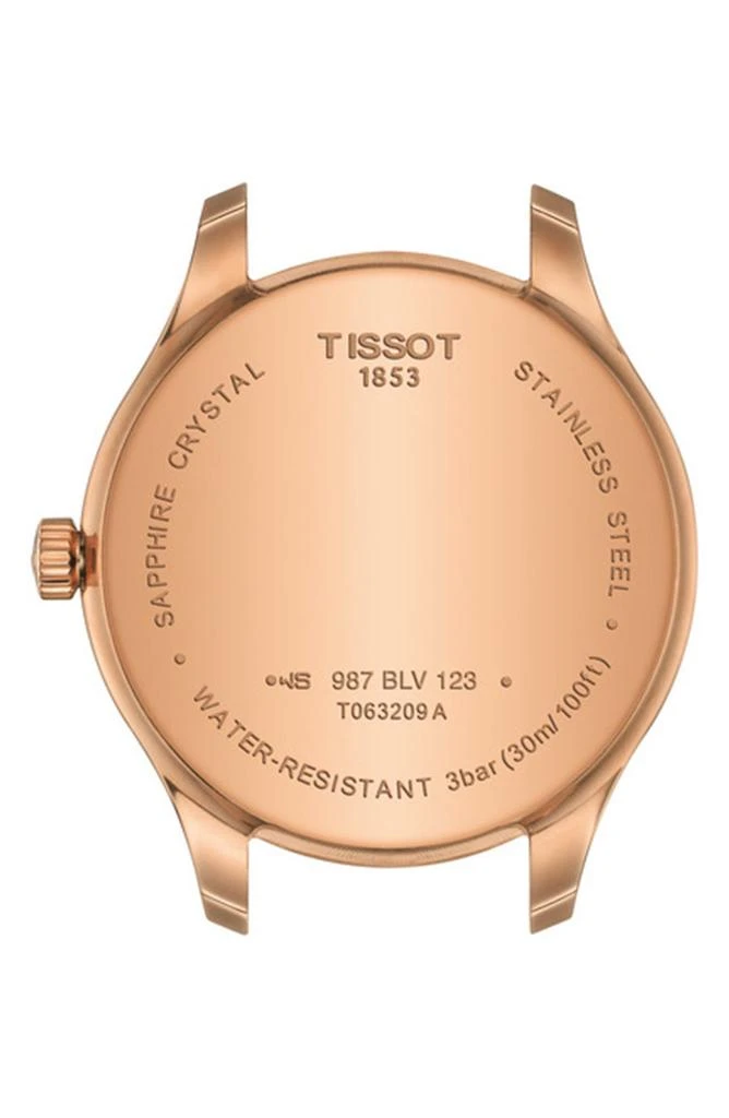 商品Tissot|Women's Tradition Embossed Leather Strap Watch, 31mm,价格¥1749,第2张图片详细描述