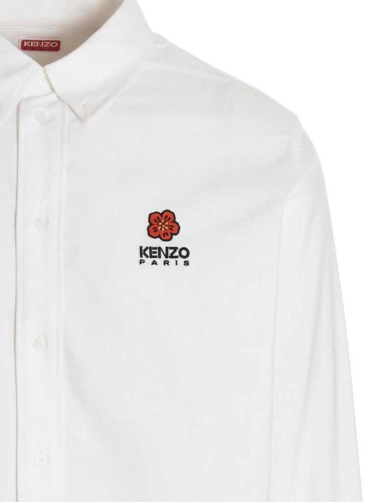 商品Kenzo|Kenzo Boke Flower Logo Embroidered Buttoned Shirt,价格¥1038,第3张图片详细描述