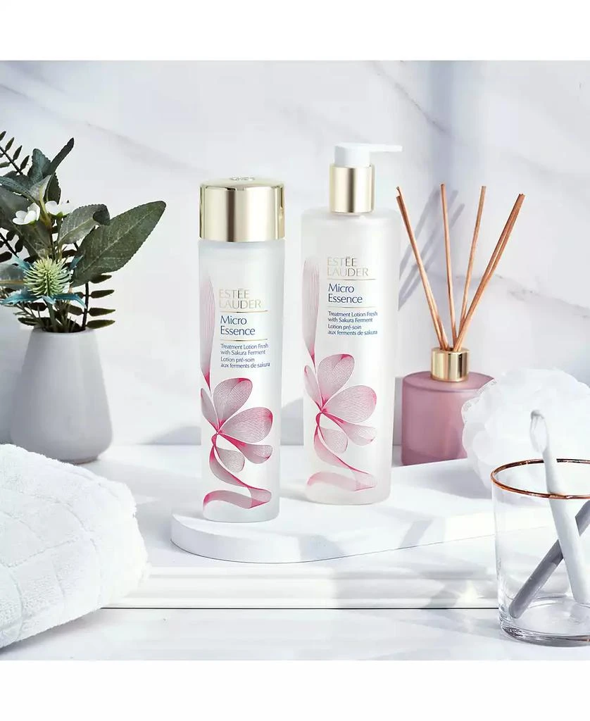 商品Estée Lauder|Micro Essence Treatment Lotion Toner Fresh with Sakura Ferment, 3.4 oz,价格¥566,第5张图片详细描述