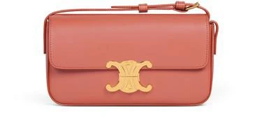 商品Celine|Triomphe Shoulder Bag In Shiny Calfskin,价格¥23220,第1张图片