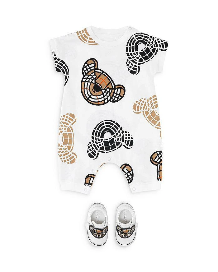 商品Burberry|Unisex Thomas Bear Print Cotton Romper - Baby,价格¥1901,第3张图片详细描述