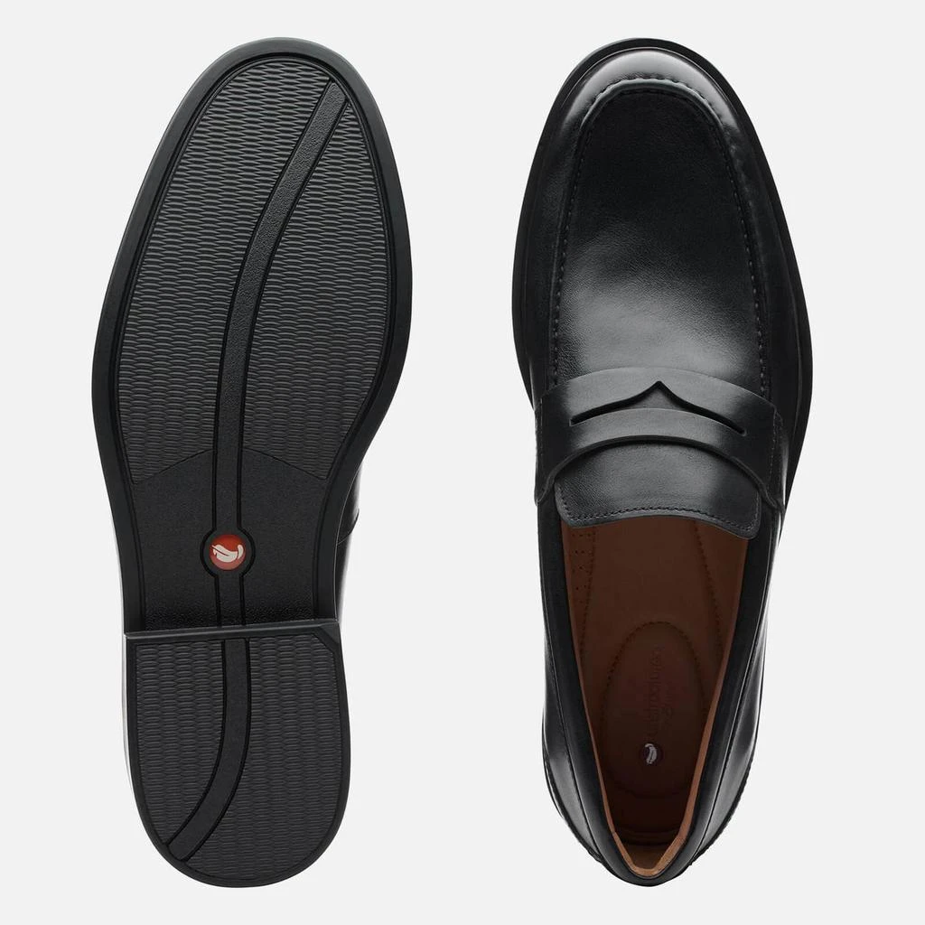 商品Clarks|CLARKS MEN'S UN ALDRIC STEP LEATHER LOAFERS - BLACK,价格¥481,第4张图片详细描述