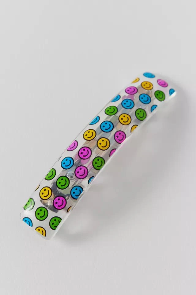 商品Urban Renewal|Urban Renewal Vintage Rectangle Happy Face Hair Clip,价格¥38,第3张图片详细描述