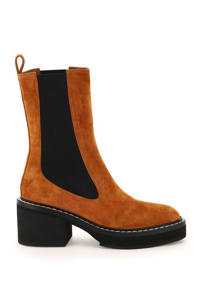 商品Khaite|Khaite Calgary Block Heel Boots,价格¥3396-¥4983,第1张图片