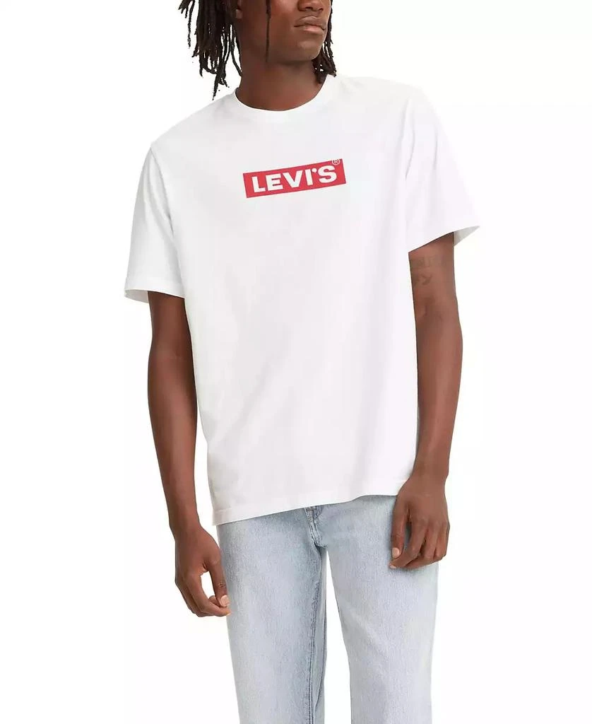 商品Levi's|Men's Relaxed Fit Box Tab Logo Crewneck T-shirt,价格¥182,第1张图片