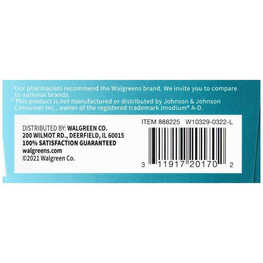 商品Walgreens|Anti-Diarrheal Capsules,价格¥104,第5张图片详细描述