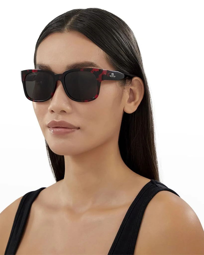 商品Balenciaga|Rectangle Printed Acetate Sunglasses,价格¥2409,第2张图片详细描述