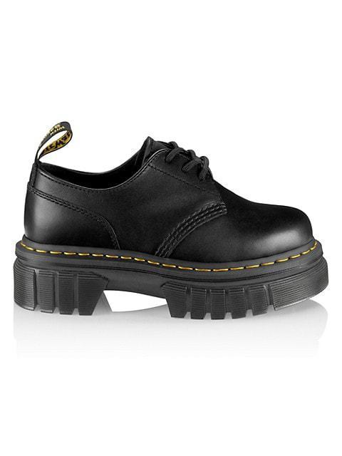 商品Dr. Martens|Audrick 3-Eye Leather Platform Shoes,价格¥1149,第1张图片