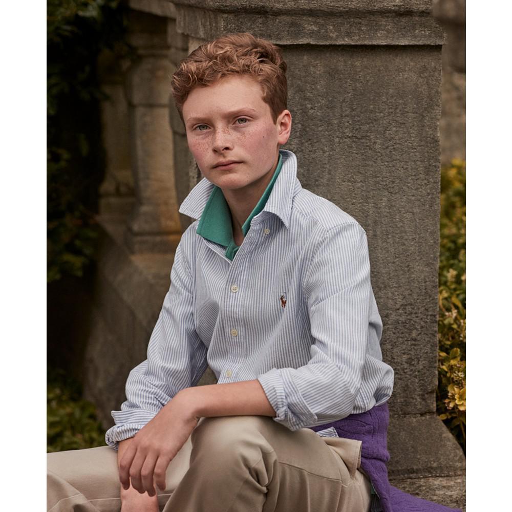 商品Ralph Lauren|男大童 牛津衬衫 纯棉,价格¥384,第5张图片详细描述