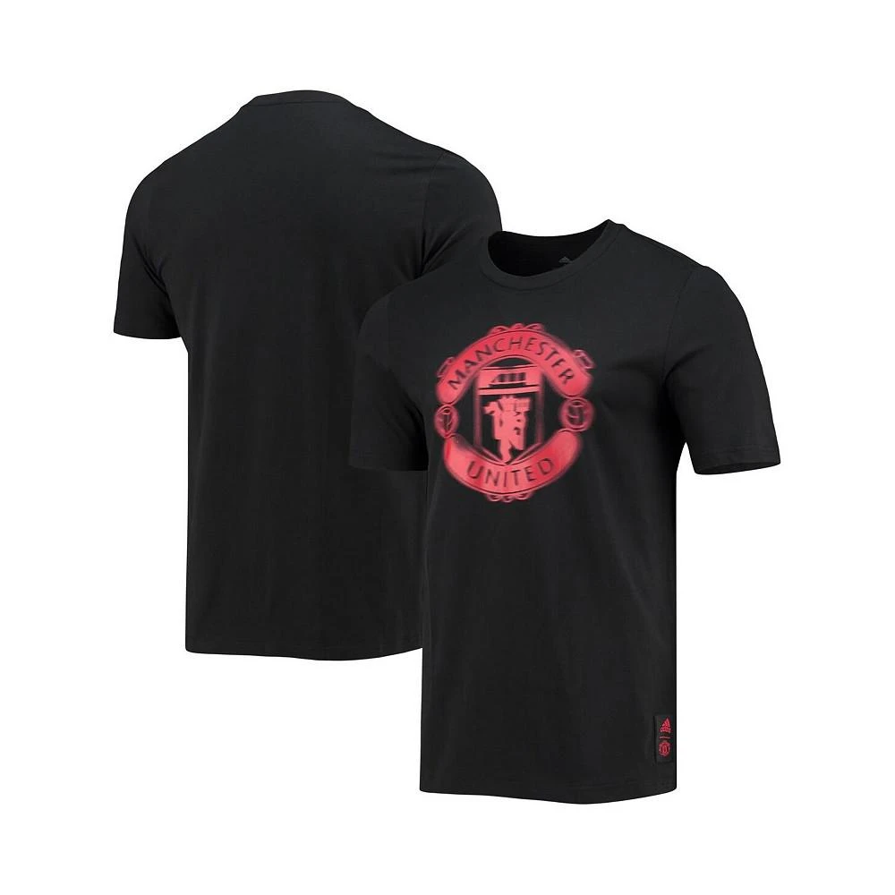 商品Adidas|Men's Black Manchester United Club Crest T-shirt,价格¥205,第1张图片