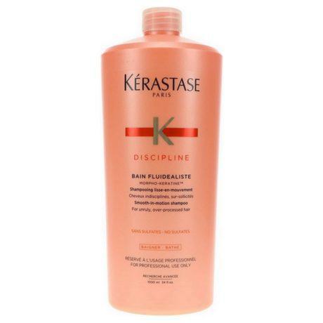 商品Kérastase|Discipline Bain Fluidealiste Smooth-in-motion Sulfate Free Shampoo - For Unruly, Over-processed Hair,价格¥291,第1张图片