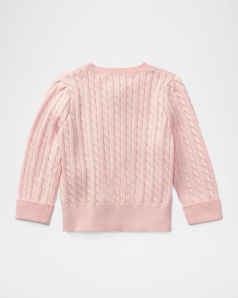 商品Ralph Lauren|Cable Knit Cotton Cardigan, Size 3-12 Months,价格¥386,第2张图片详细描述