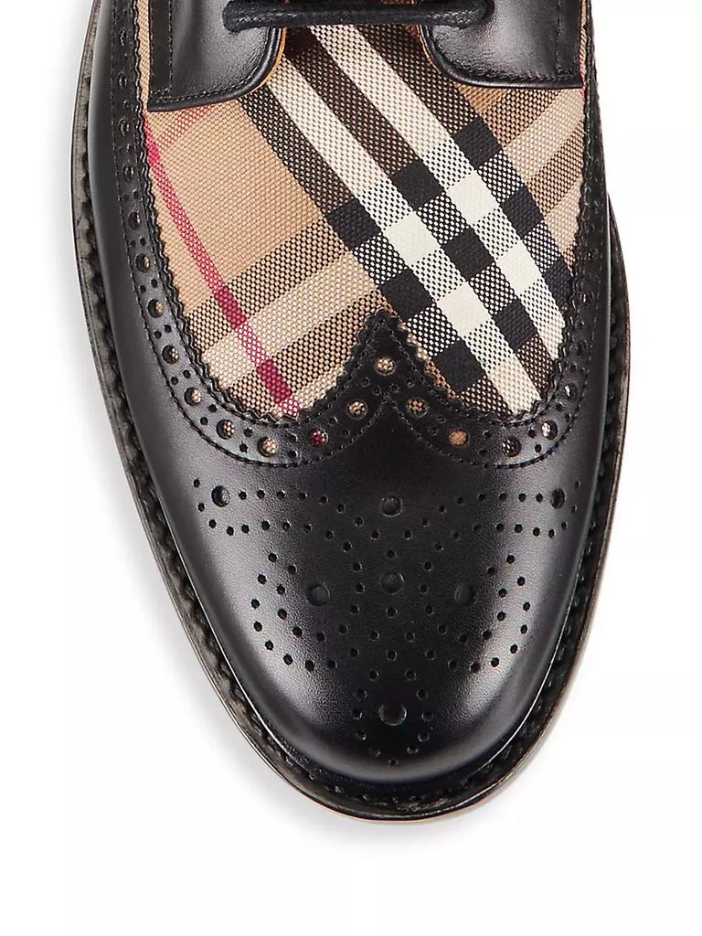 商品Burberry|New Arndale Heritage Check Brogues,价格¥6471,第4张图片详细描述