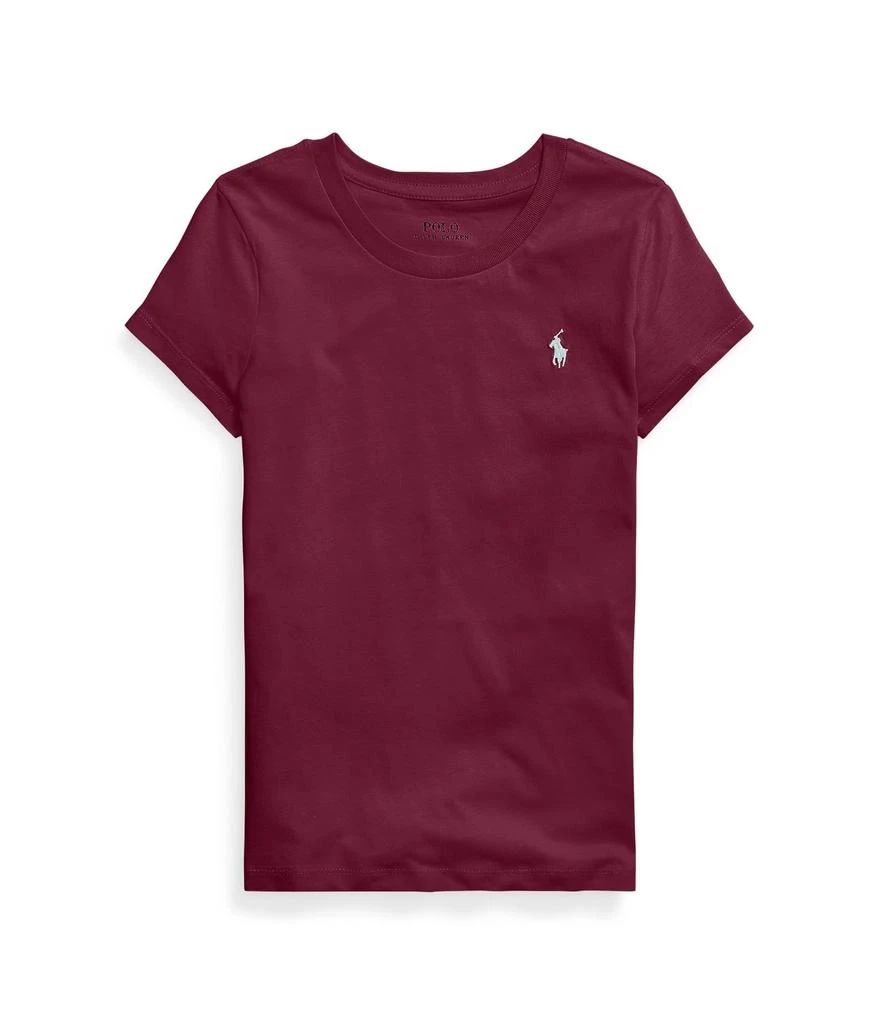 商品Ralph Lauren|Short Sleeve Jersey T-Shirt (Big Kids),价格¥222,第1张图片