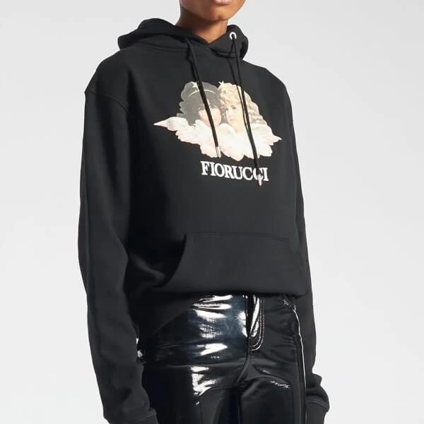 商品Fiorucci|Fiorucci Vintage Angels Organic Cotton-Jersey Hoodie,价格¥852,第1张图片详细描述