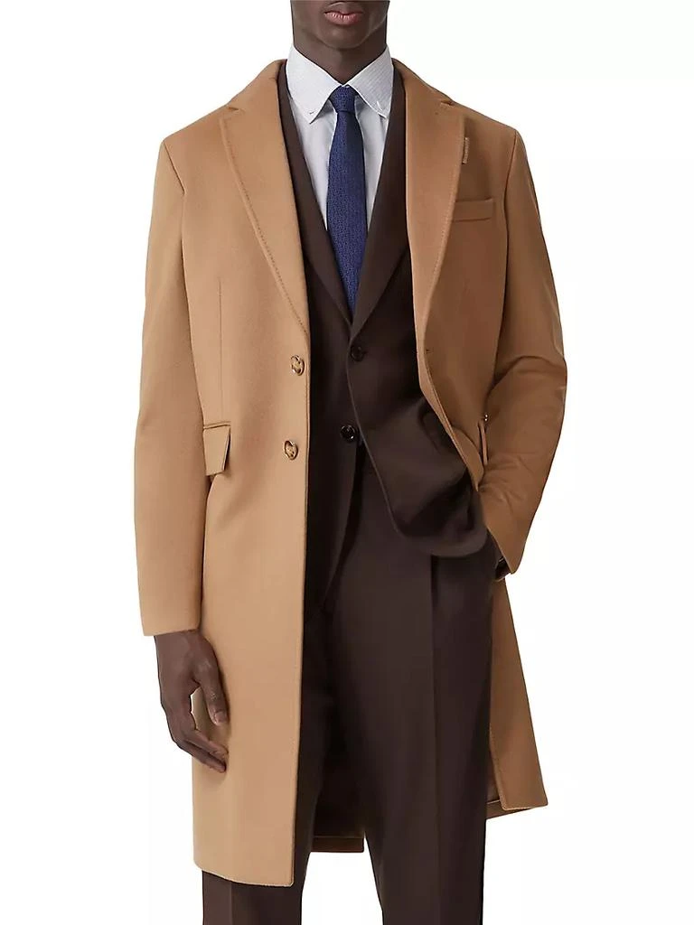 商品Burberry|Callen Wool-Cashmere Topcoat,价格¥18646,第3张图片详细描述