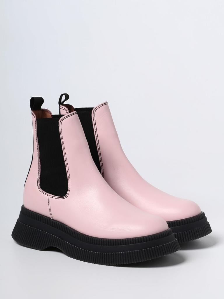 Ganni rubber ankle boots with contrasting sole商品第2张图片规格展示