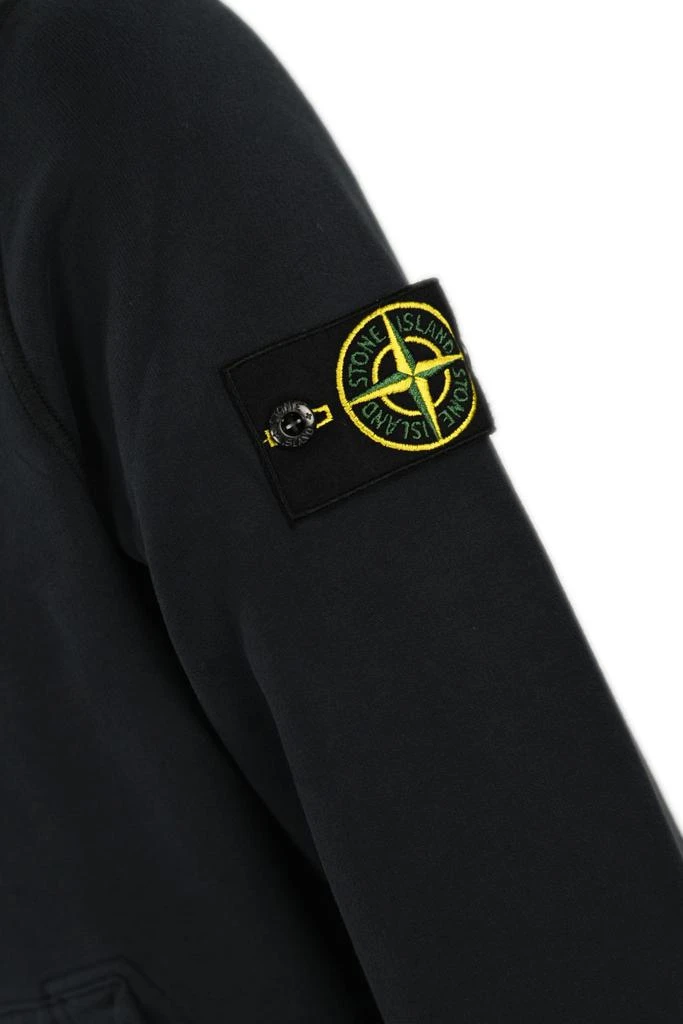 商品Stone Island|Stone Island Hooded Sweatshirt In Brushed Cotton,价格¥2270,第3张图片详细描述