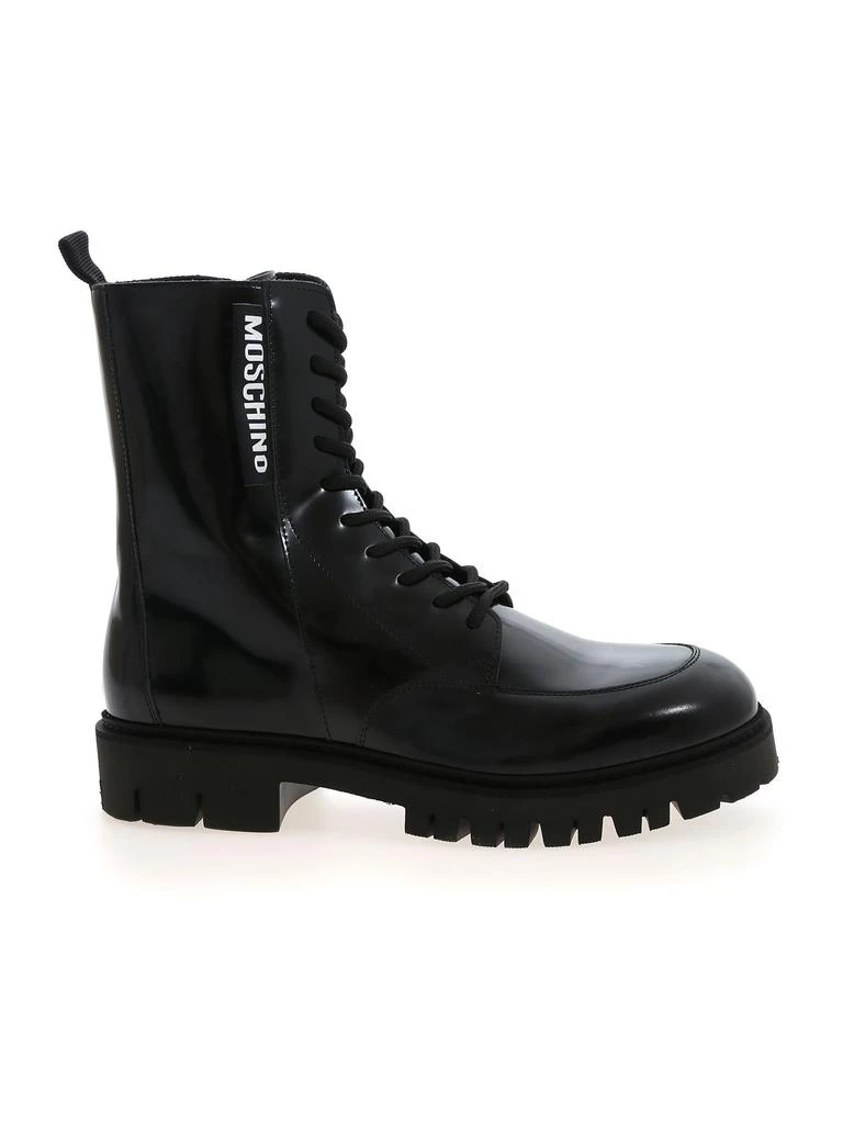 商品Moschino|Moschino Label Boots,价格¥3283,第1张图片
