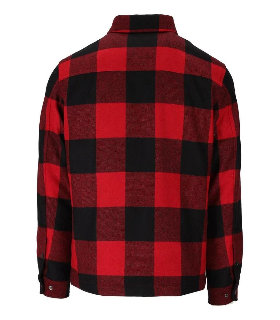 商品Woolrich|WOOLRICH  ALASKAN CHECK RED BLACK OVERSHIRT,价格¥2332,第5张图片详细描述