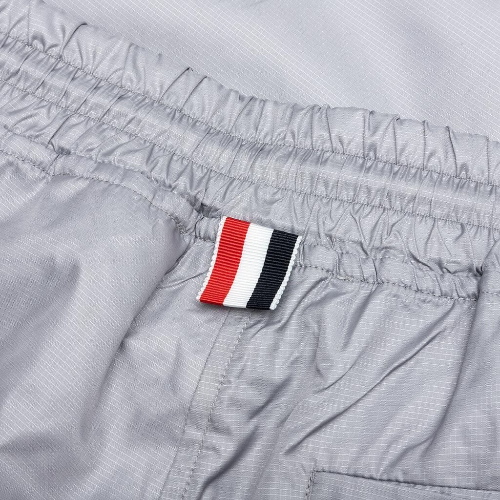 Thom Browne Ripstop RWB Side Stripe Track Pants - Light Grey商品第5张图片规格展示
