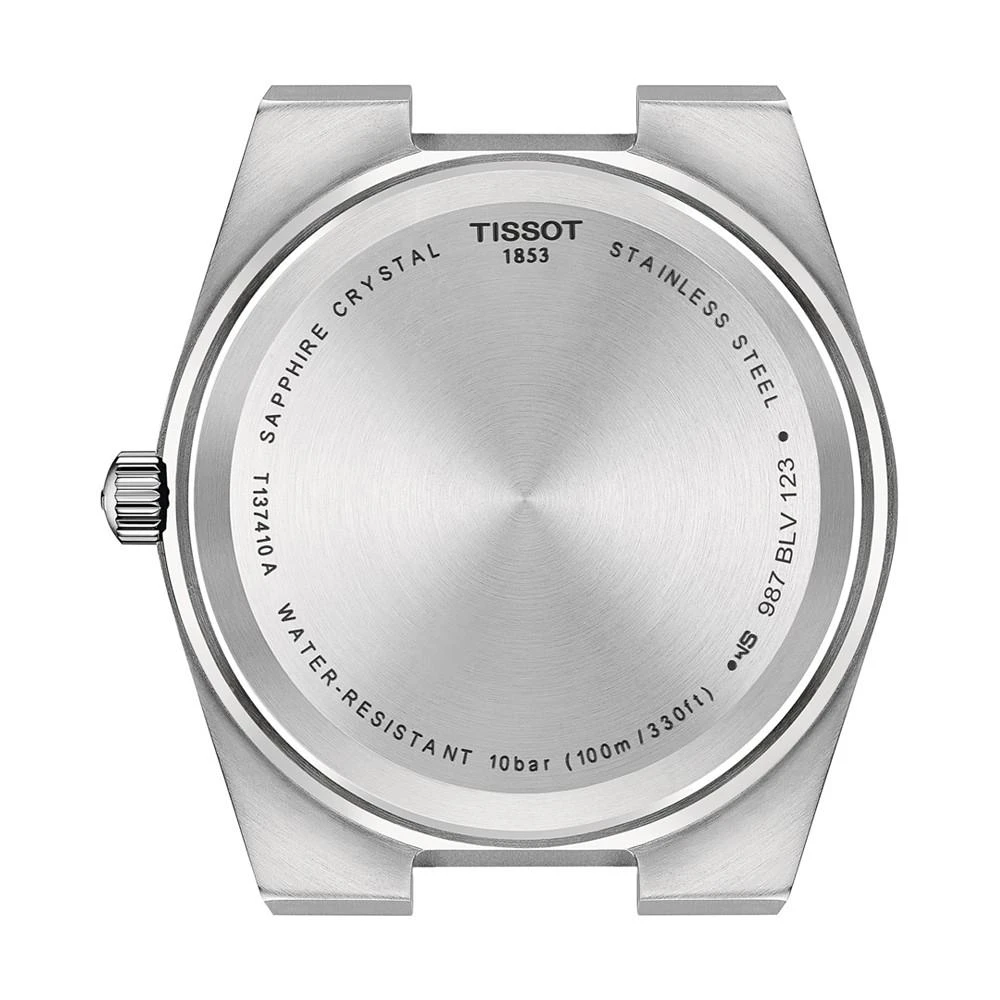 商品Tissot|Men's Swiss Automatic PRX White Rubber Strap Watch 40mm,价格¥2759,第3张图片详细描述