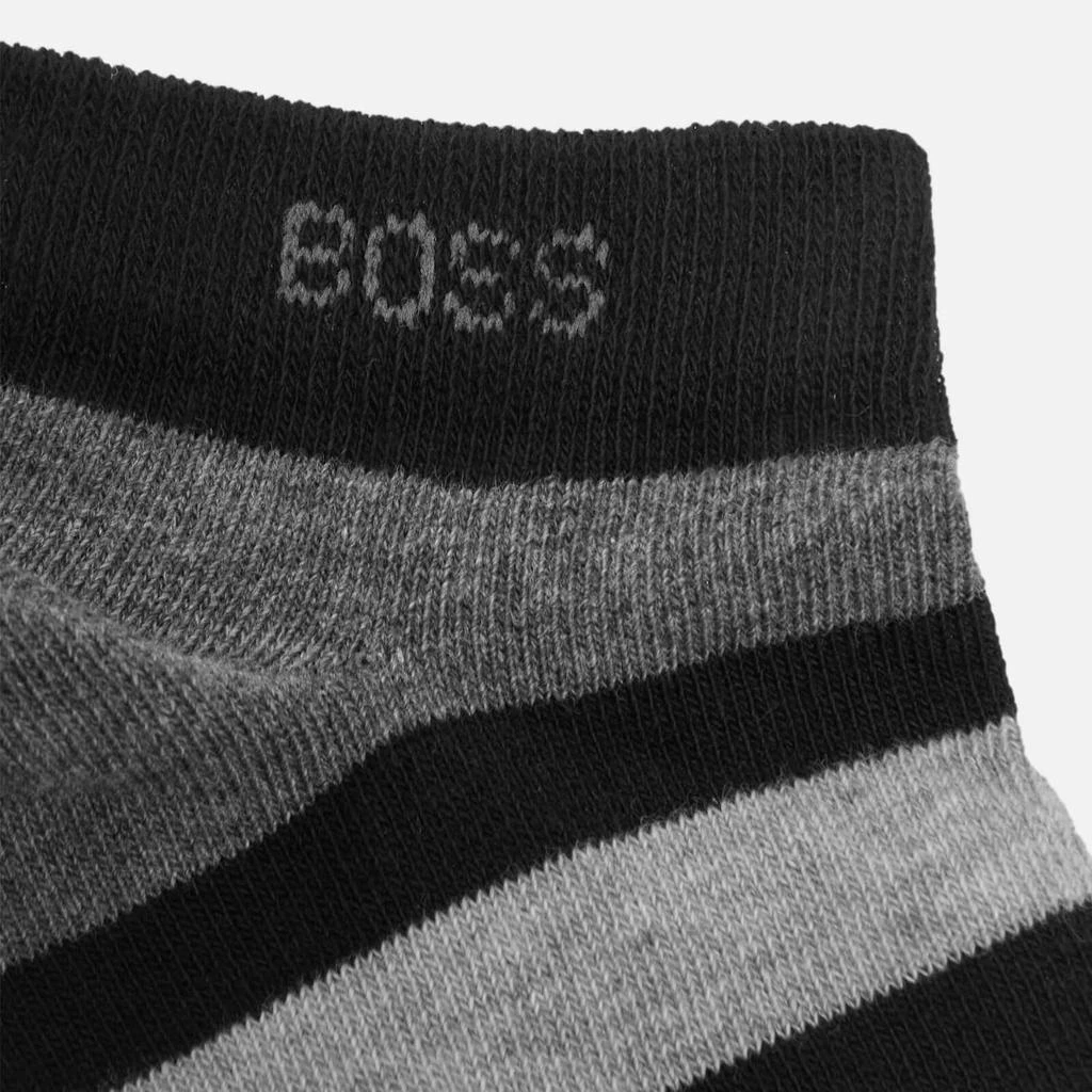 商品Hugo Boss|BOSS Bodywear Two-Pack Cotton-Blend Ankle Socks,价格¥79,第4张图片详细描述