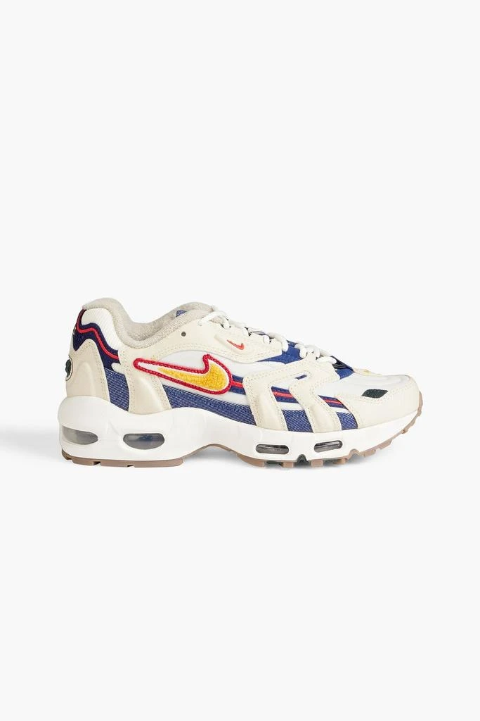 商品NIKE|Air Max 96 II denim-trimmed twill and shell sneakers,价格¥783,第1张图片