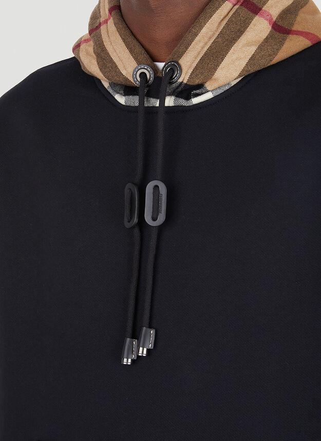 商品Burberry|Samuel Hooded Sweatshirt in Black,价格¥6361,第7张图片详细描述