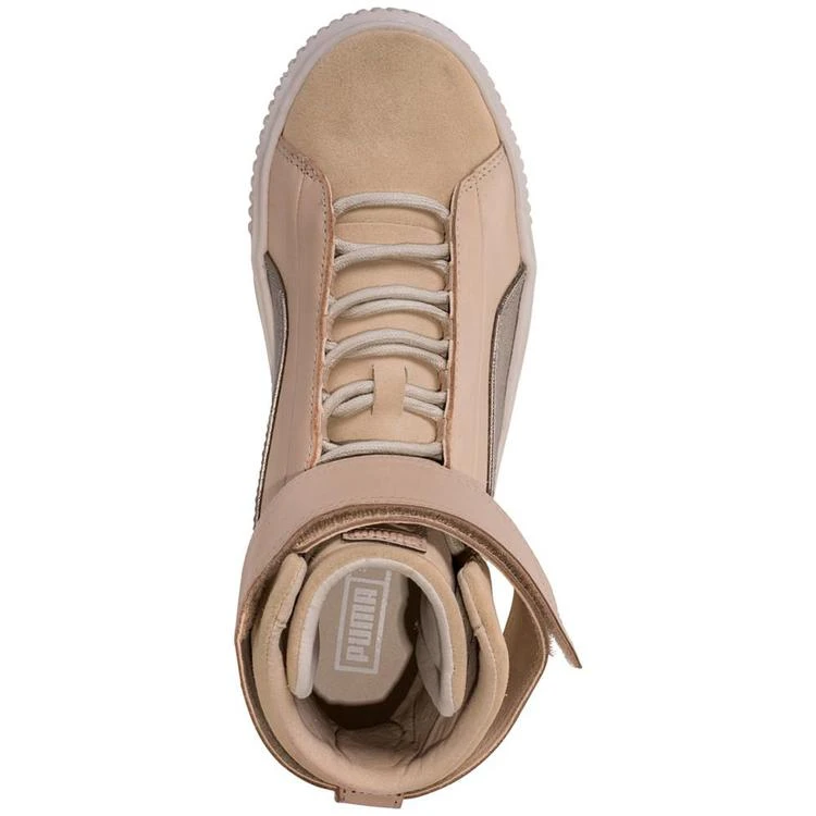 商品Puma|Women's Basket Platform Strap Mid Up Casual Sneakers from Finish Line,价格¥593,第4张图片详细描述