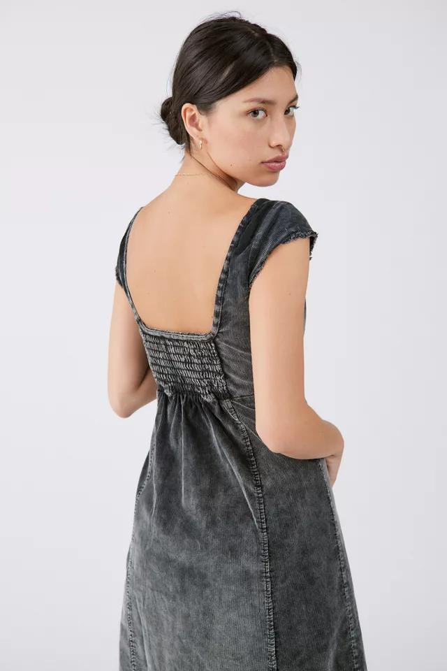 商品Urban Outfitters|UO Reed Corduroy Midi Dress,价格¥657,第4张图片详细描述
