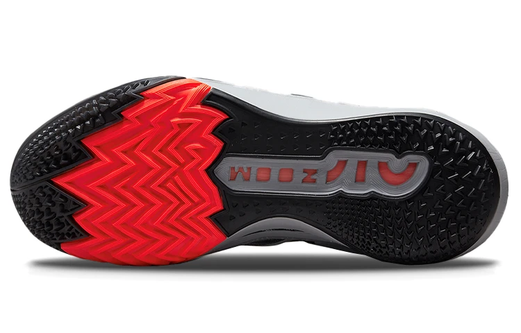 商品[国内直发] NIKE|Air Zoom G.T. Cut 2 EP 时尚舒适 低帮 实战篮球鞋 男女同款 黑红 国内版,价格¥972,第7张图片详细描述