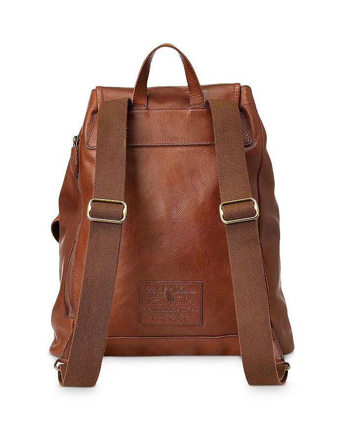 商品Ralph Lauren|Heritage Leather Backpack,价格¥3603,第3张图片详细描述