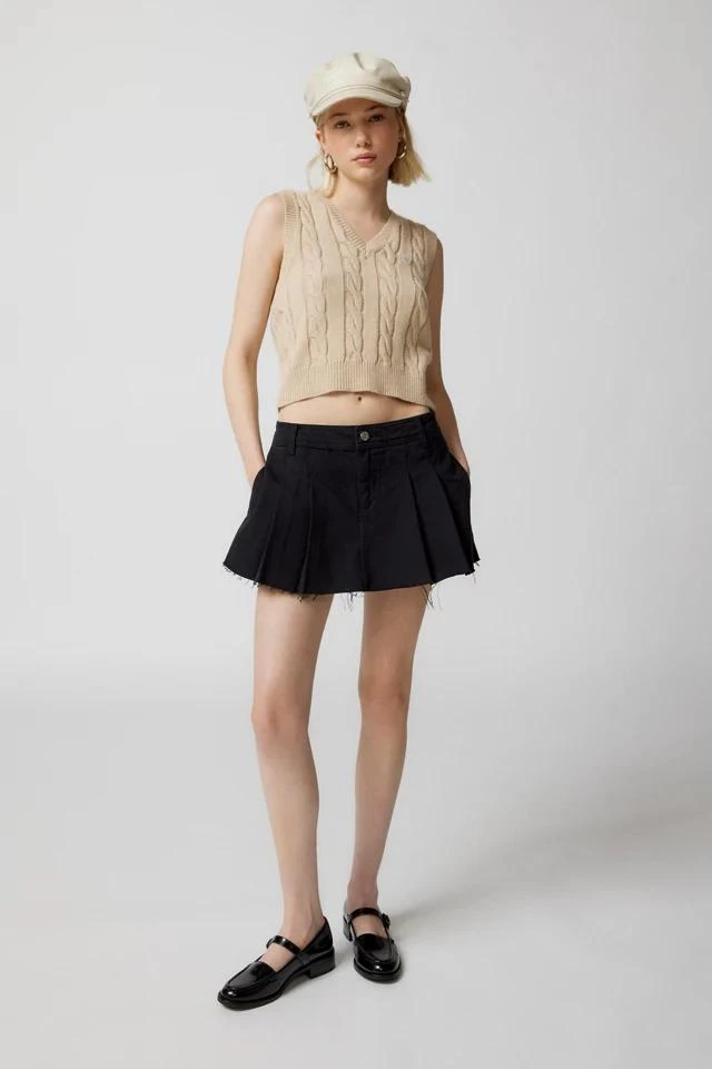 商品Urban Outfitters|UO Mia Denim Pleated Skort,价格¥74,第2张图片详细描述