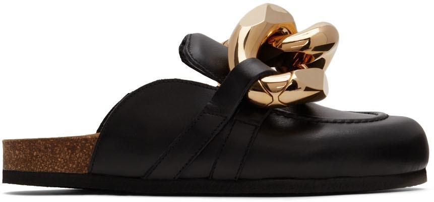 商品JW Anderson|Black Chain Loafers,价格¥3685,第1张图片