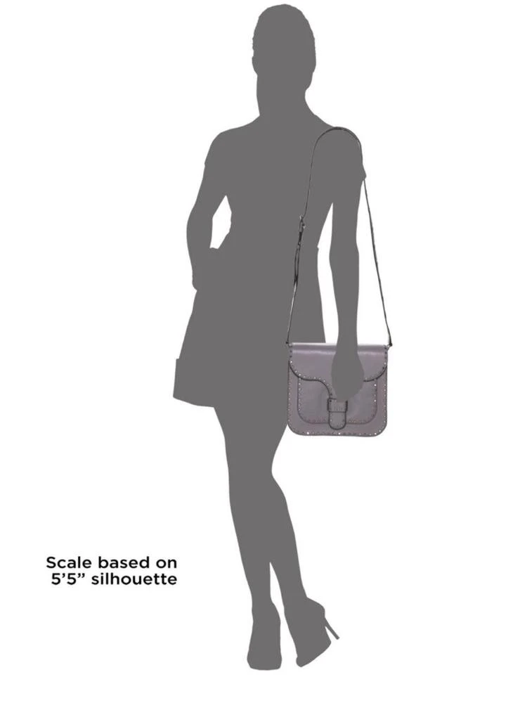 商品Rebecca Minkoff|Midnighter Large Leather Messenger Bag,价格¥1810,第3张图片详细描述