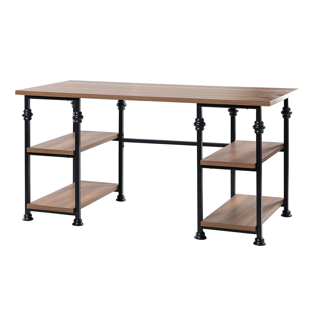 商品Tina's Home|Eldar Contemporary Modern Adjustable Desk with a powder-coated metal frame,价格¥3475,第2张图片详细描述