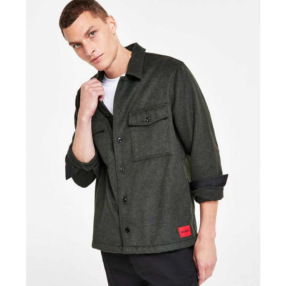 商品Hugo Boss|Men's Enalu Oversized Shirt Jacket,价格¥1674,第3张图片详细描述