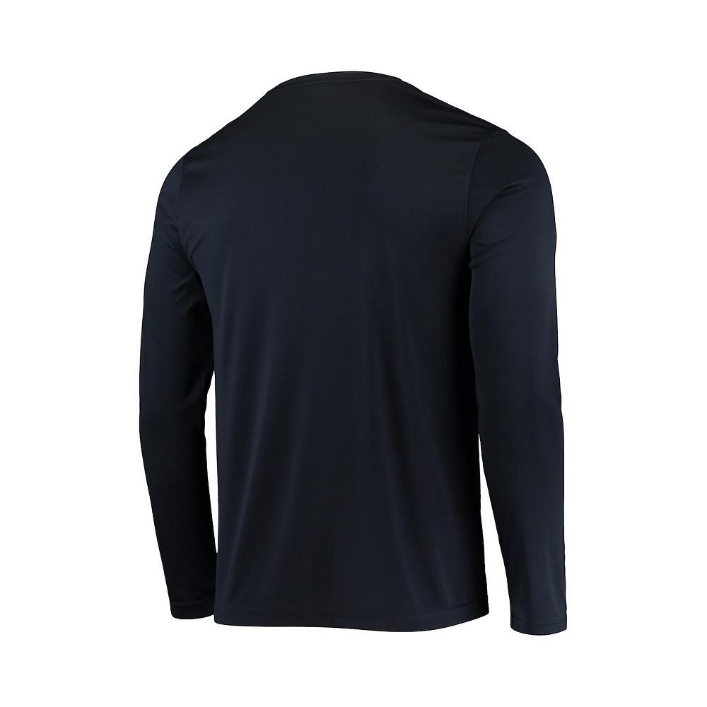 Men's Navy Villanova Wildcats Wordmark Slash Long Sleeve T-shirt商品第4张图片规格展示