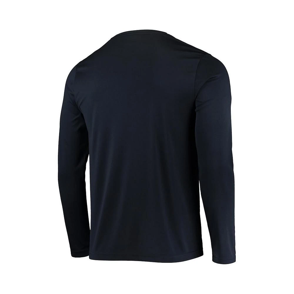 商品CHAMPION|Men's Navy Navy Midshipmen Wordmark Slash Long Sleeve T-shirt,价格¥258,第4张图片详细描述
