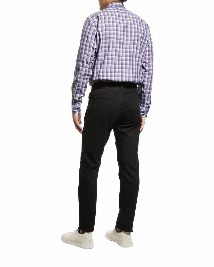 商品Zegna|Men's Check Sport Shirt,价格¥1862,第4张图片详细描述