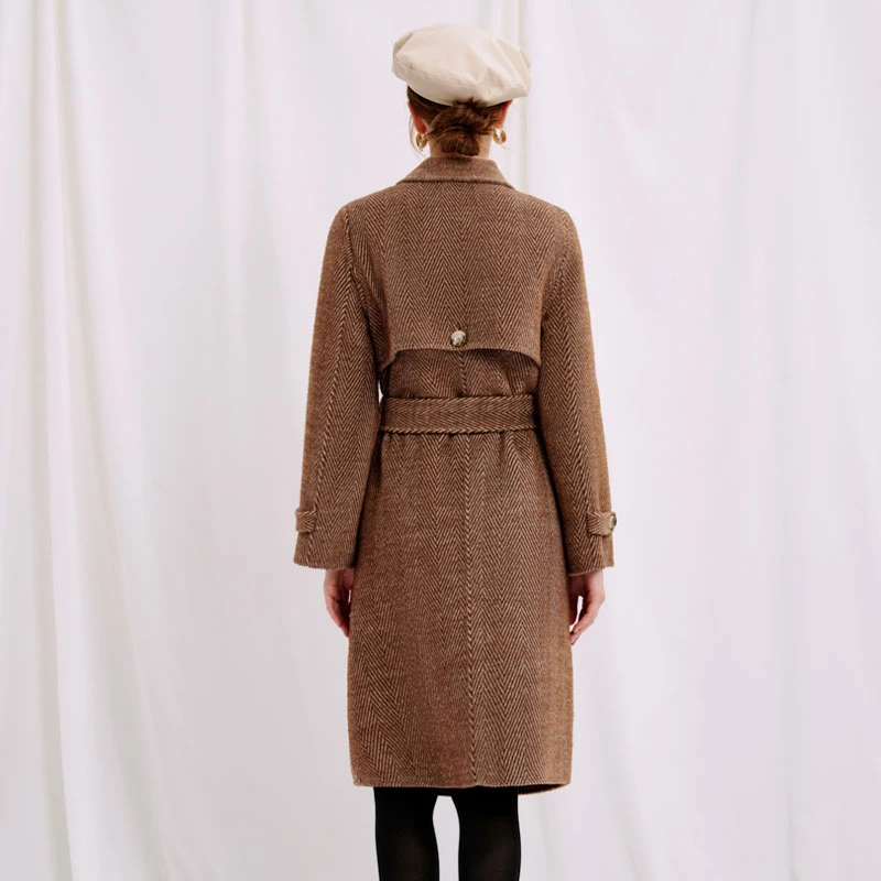 Shelby Wool Coat - Chocolate | Shelby羊毛大衣 - 巧克力色 商品