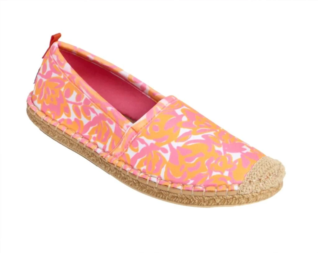 商品Sea Star Beachwear|Women's Beachcomber Espadrille Shoes In Summer Blooms,价格¥539,第1张图片